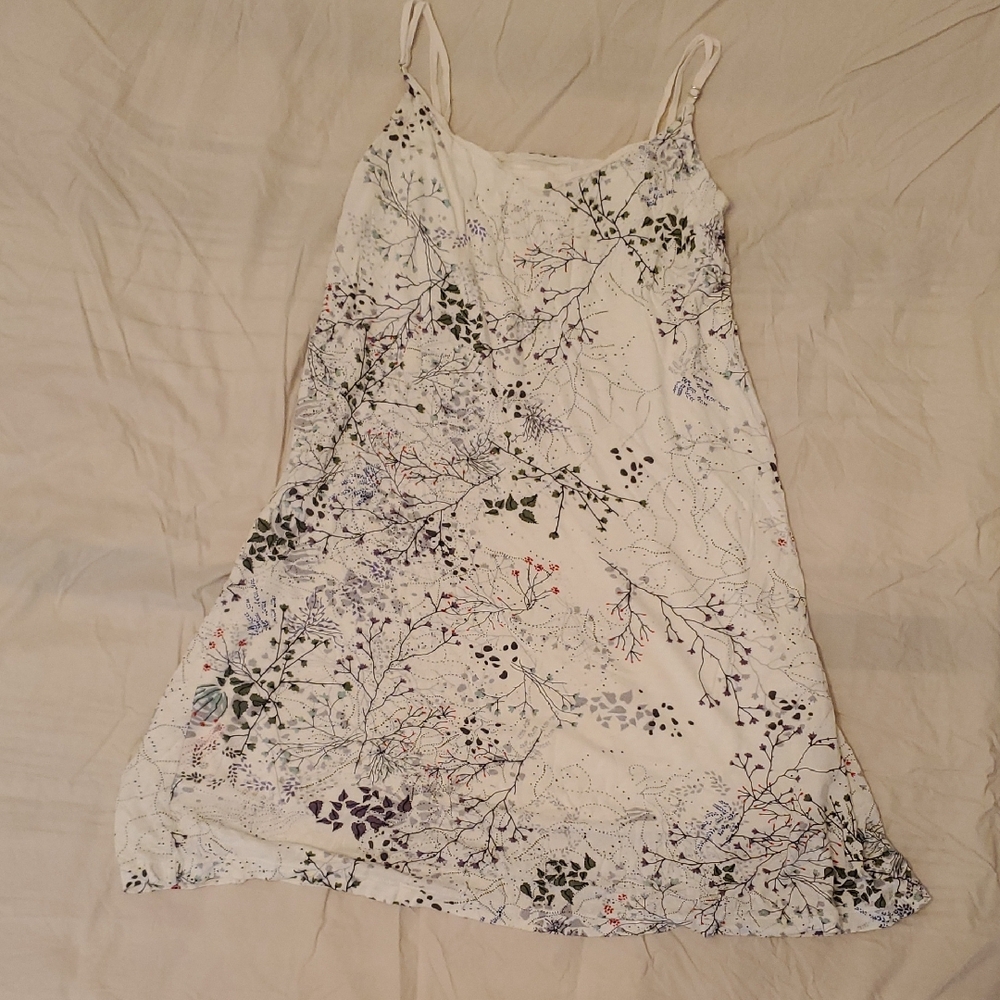 H&M Floral Mini Swing Dress